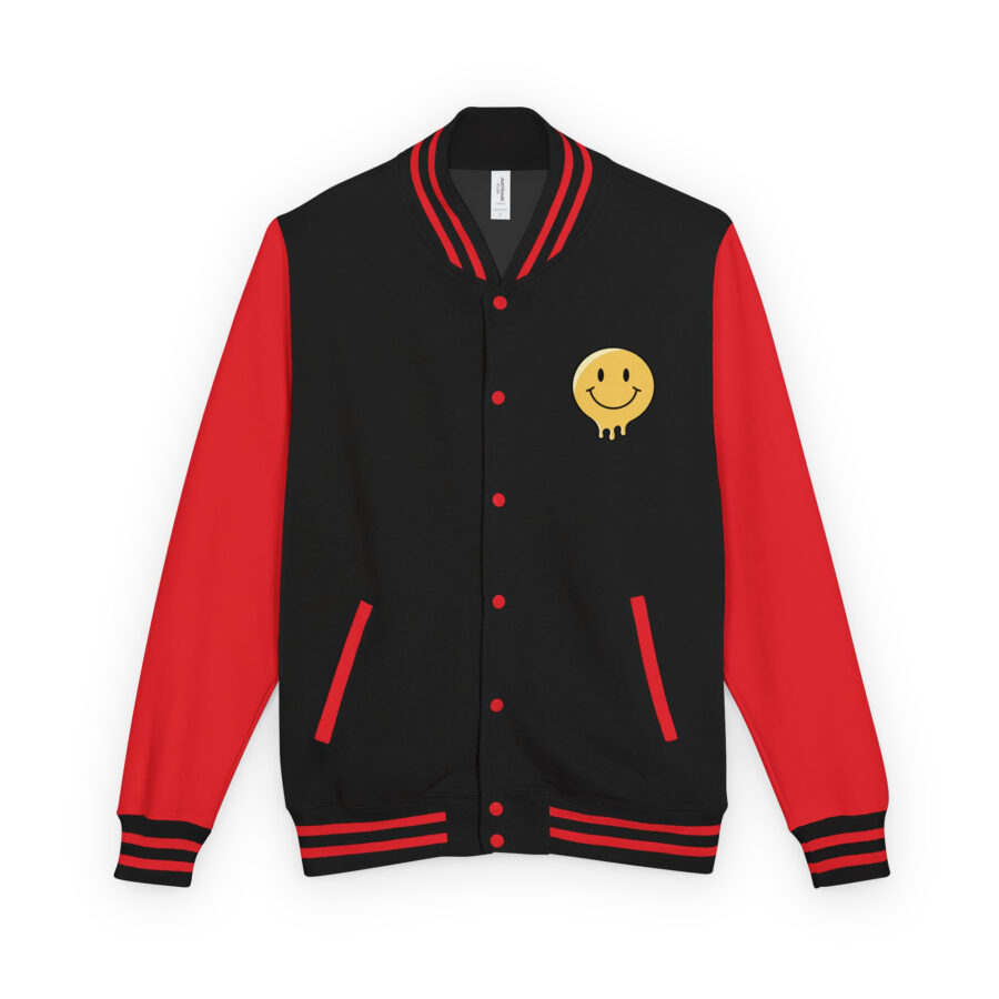 Heavyweight letterman jacket